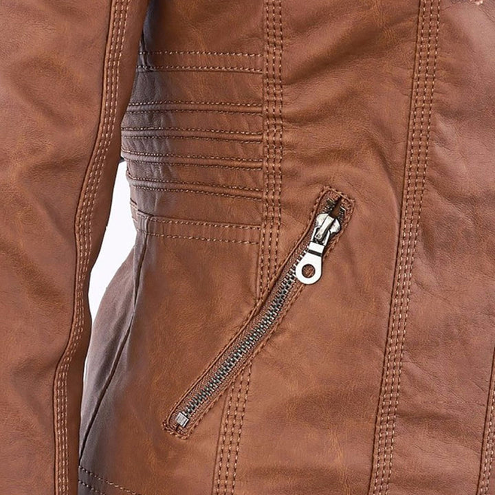 Monika | Elegant Leather Jacket