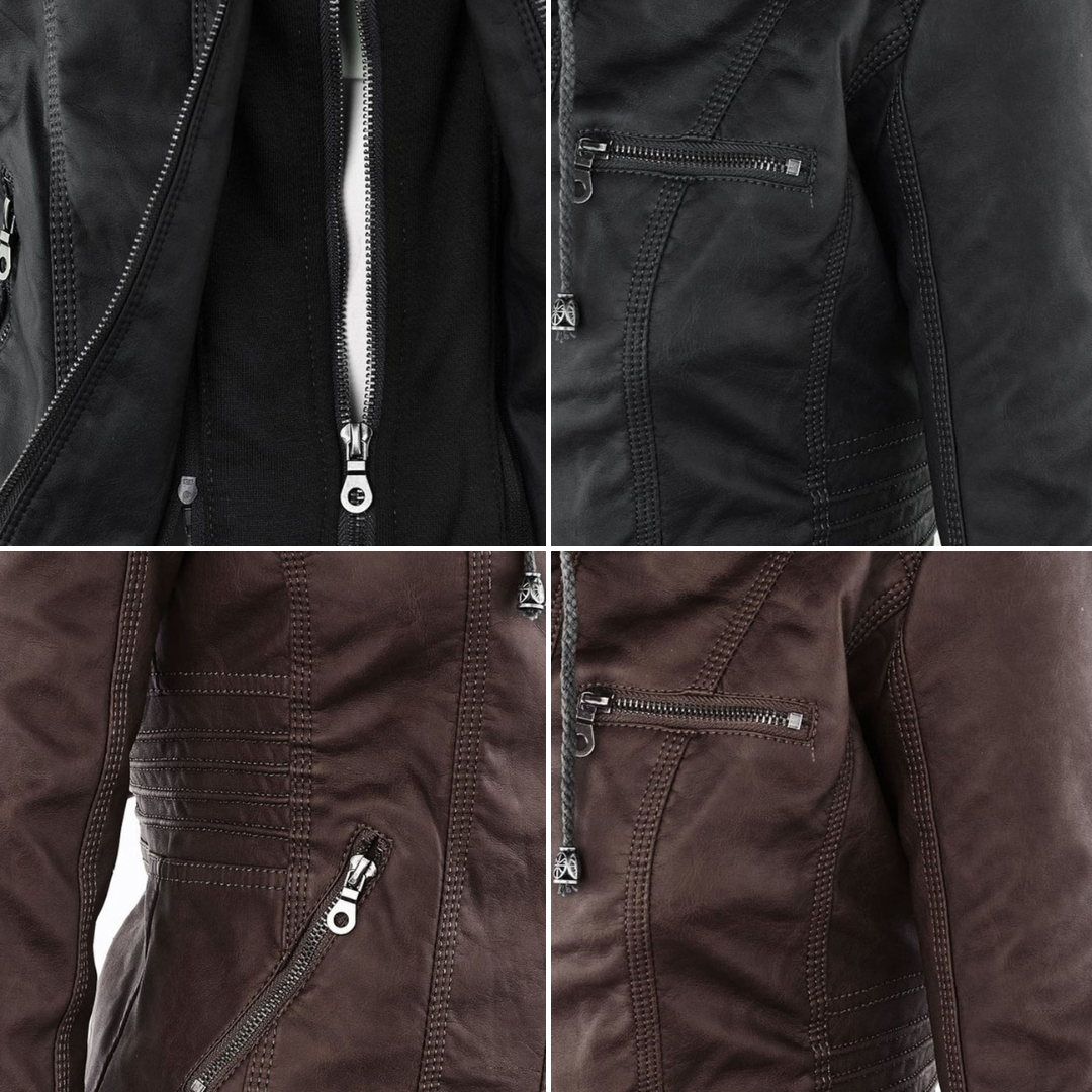 Monika | Elegant Leather Jacket