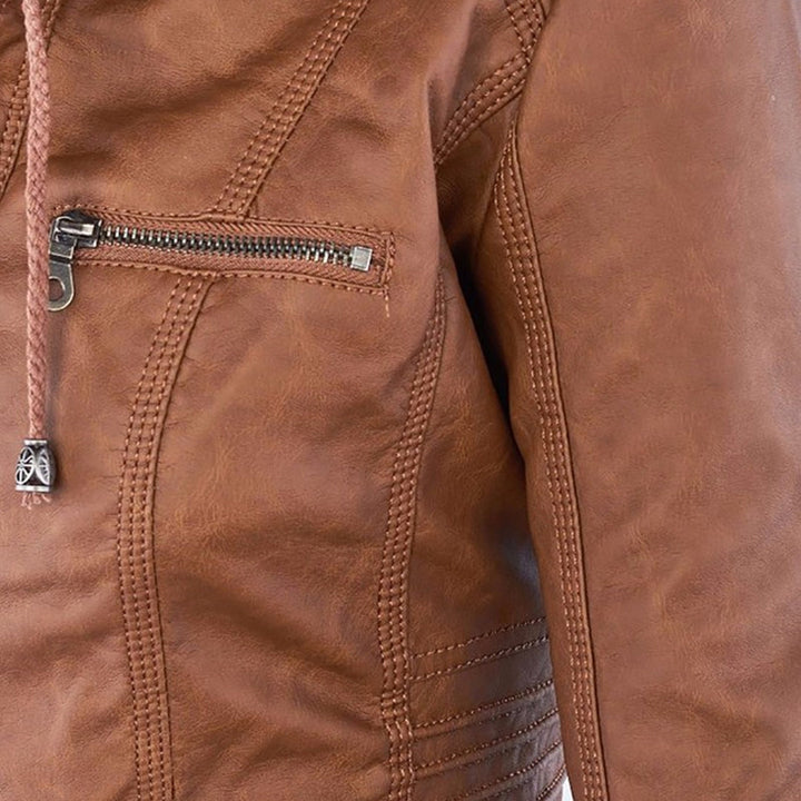 Monika | Elegant Leather Jacket