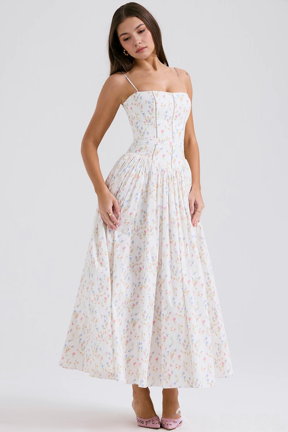VIOLETTA - Midi Dress Posy