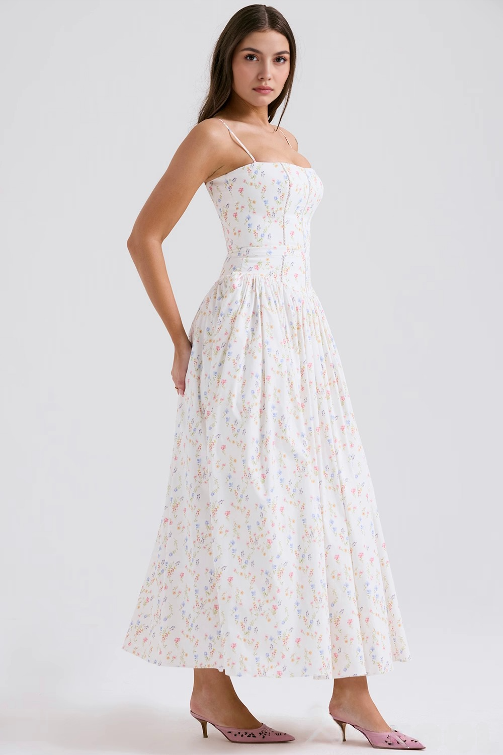 VIOLETTA - Midi Dress Posy