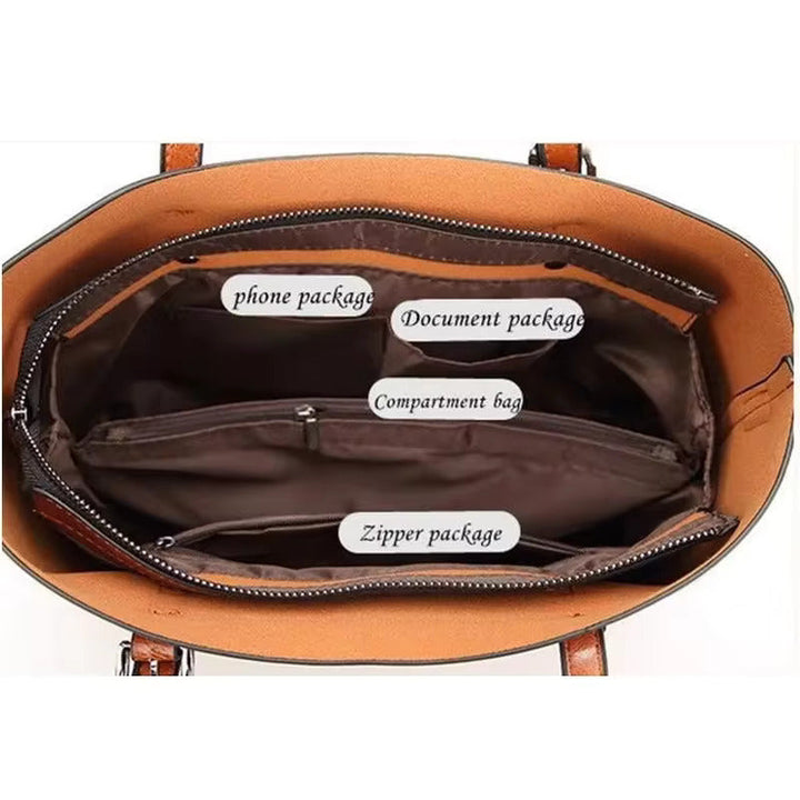 Amalia | Leather Shopper Bag