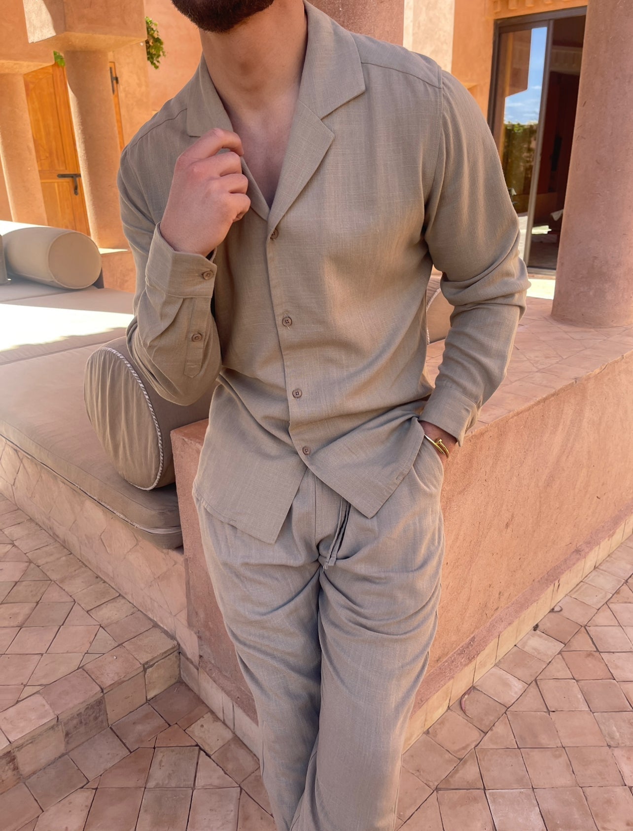 Evan - Premium Linen Set