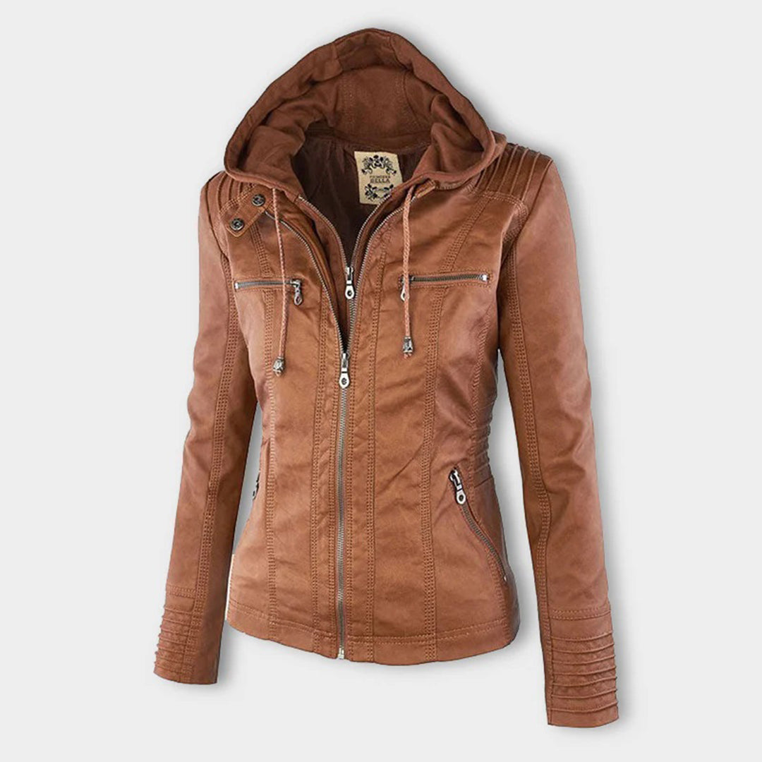 Monika | Elegant Leather Jacket
