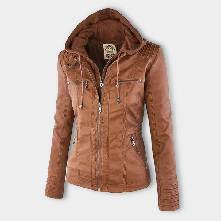Monika | Elegant Leather Jacket