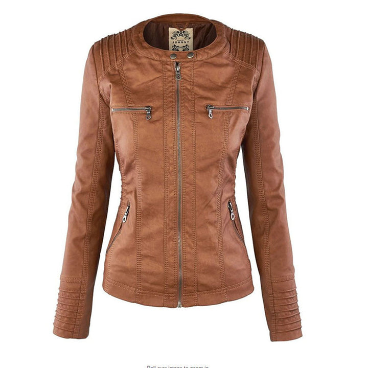 Monika | Elegant Leather Jacket