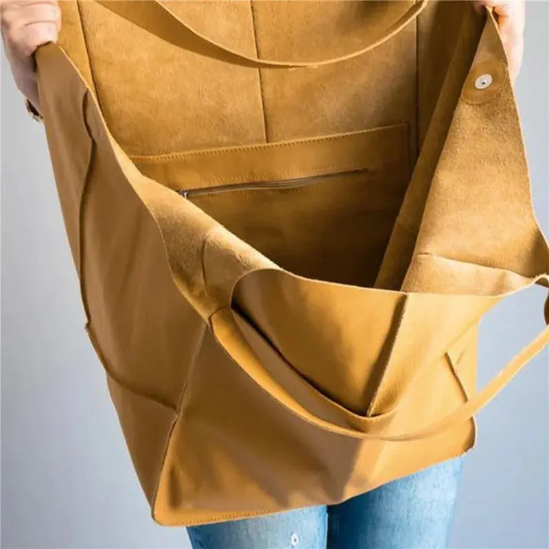 Clara | Vintage Leather Shopper Bag