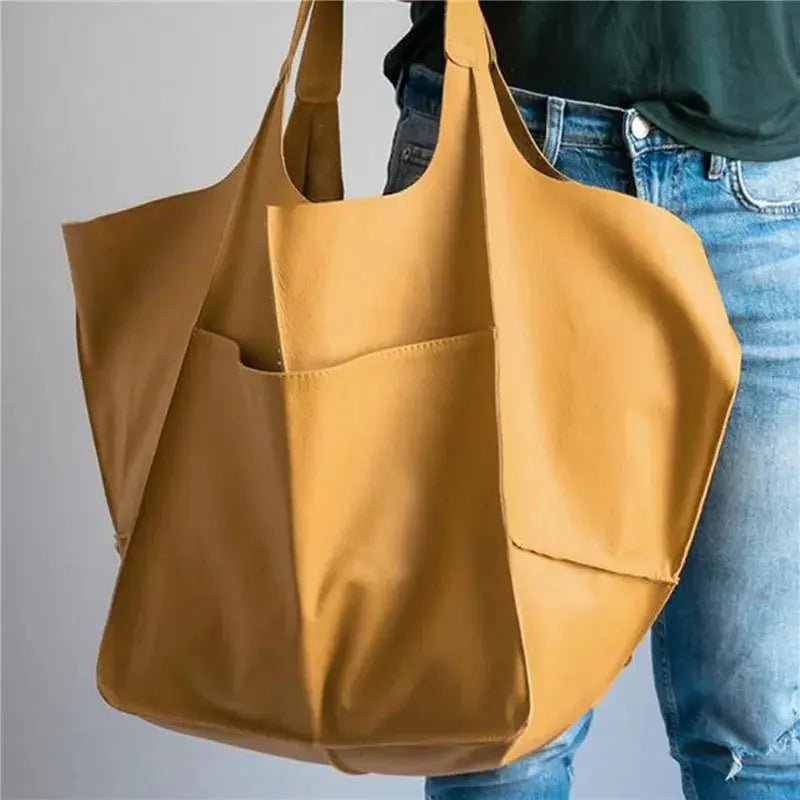 Clara | Vintage Leather Shopper Bag
