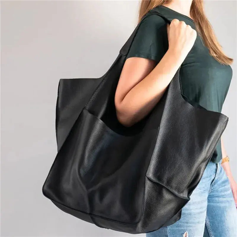 Clara | Vintage Leather Shopper Bag