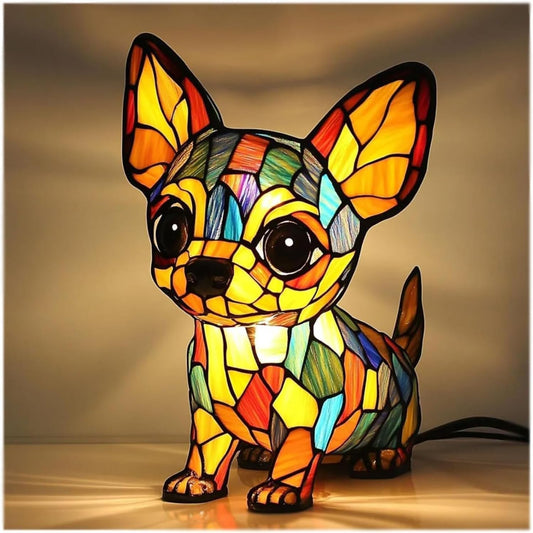 Patoune – Magical Coloured Glass Lamp for Dogs