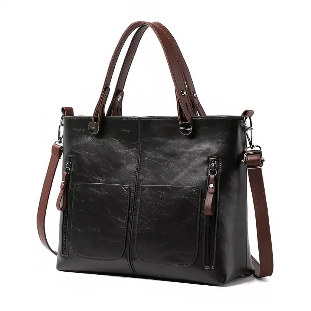 Serena | Vintage Leather Shoulder Bag