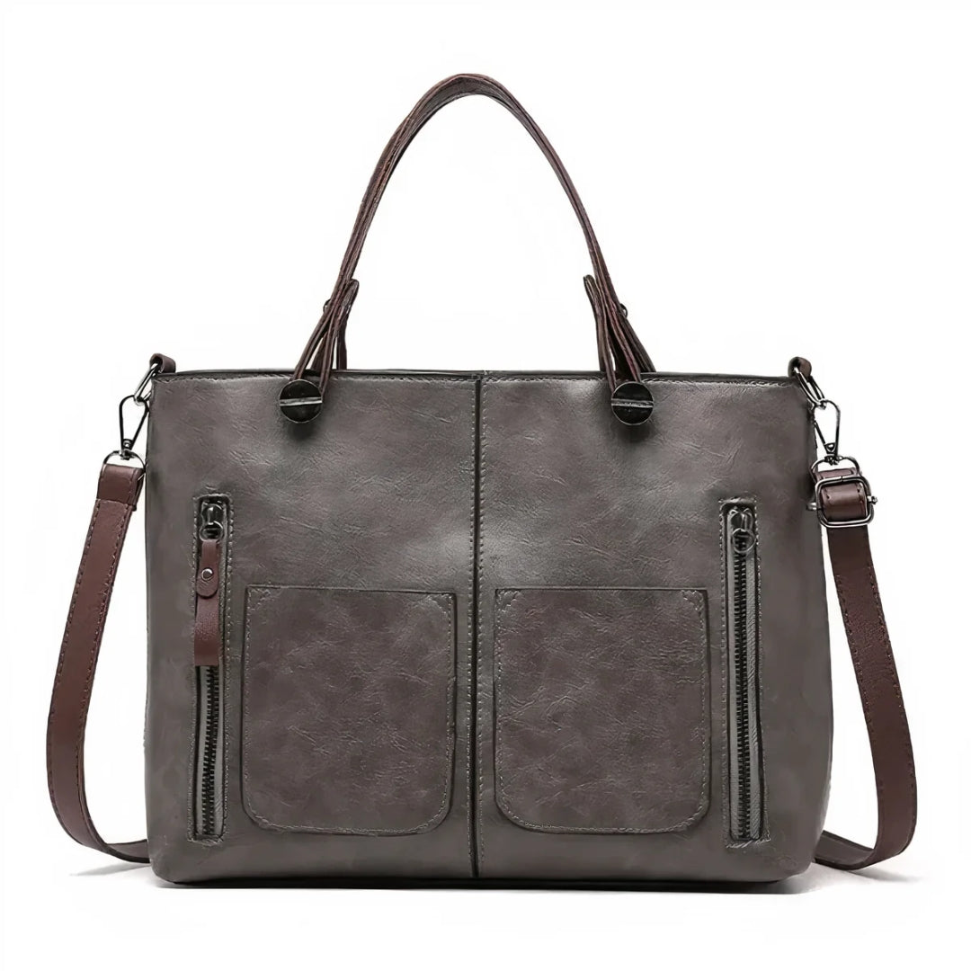 Serena | Vintage Leather Shoulder Bag