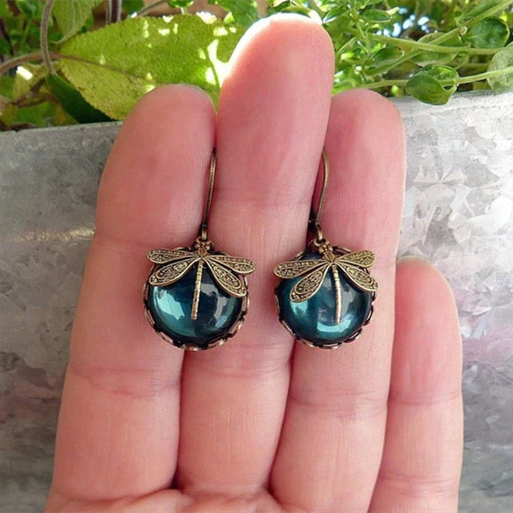 Libelle | Antique Gold Earrings