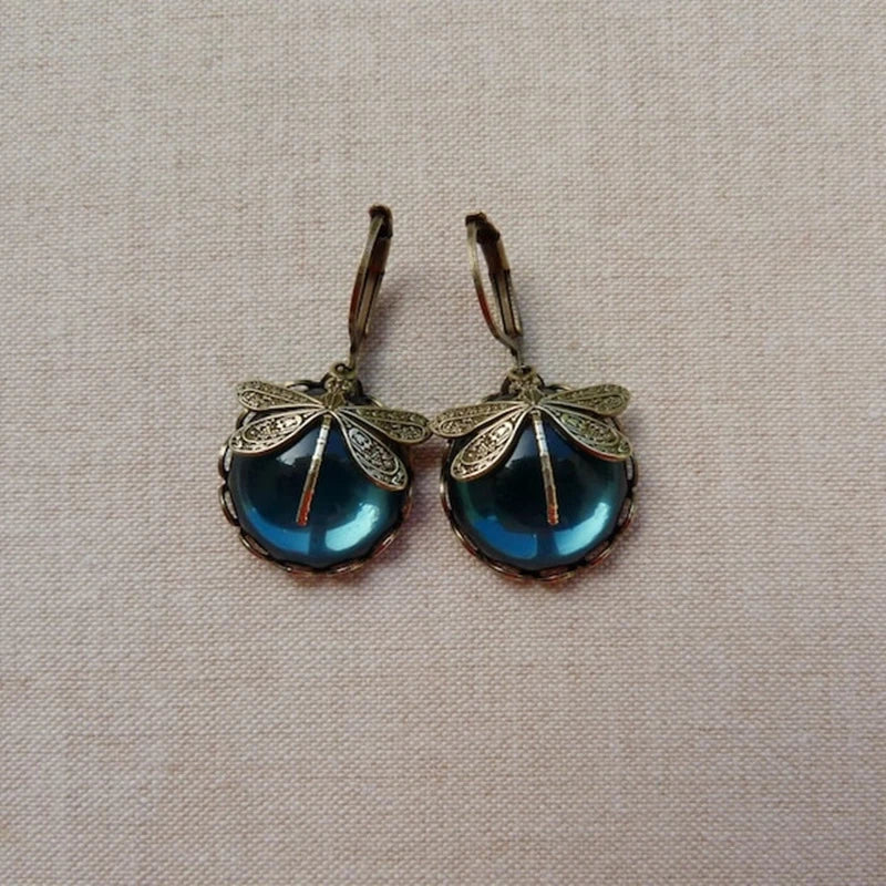 Libelle | Antique Gold Earrings