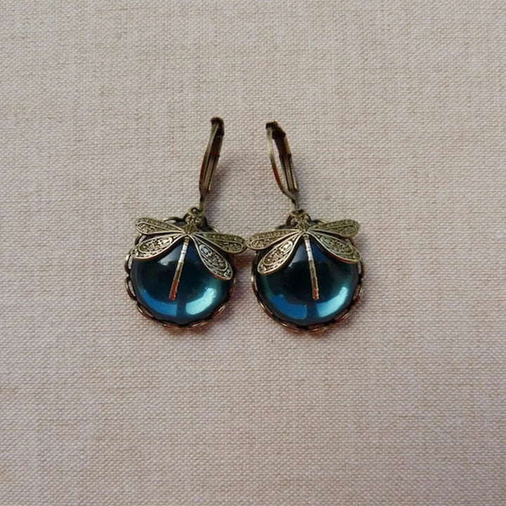 Libelle | Antique Gold Earrings