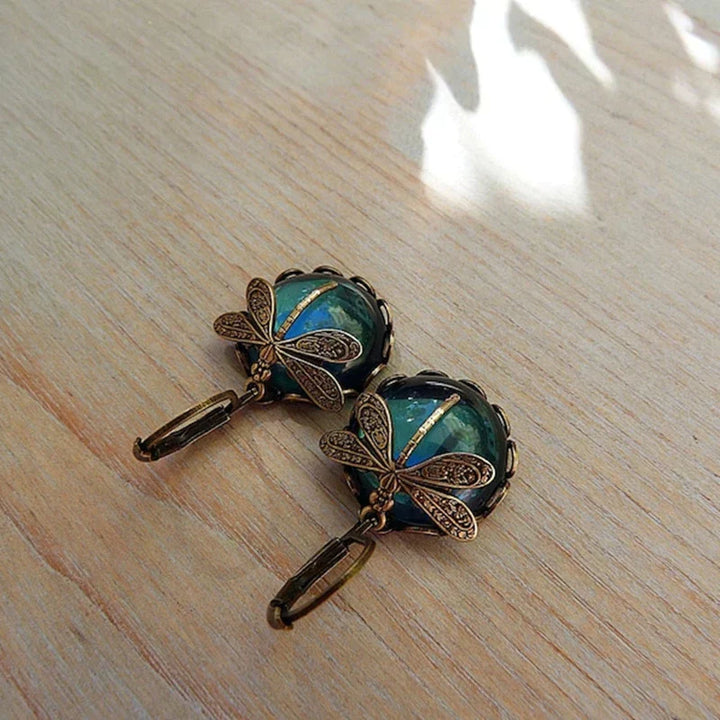 Libelle | Antique Gold Earrings