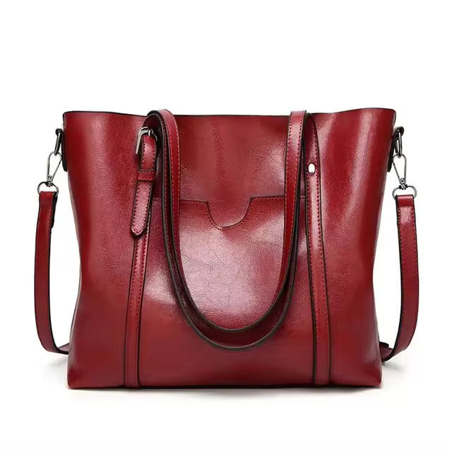 Amalia | Leather Shopper Bag