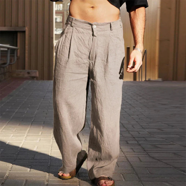 Evron | Wide-Leg Linen Trousers