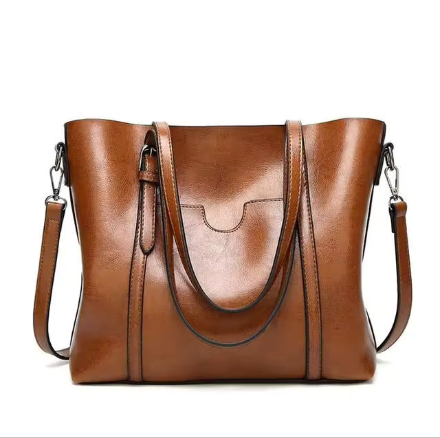 Amalia | Leather Shopper Bag