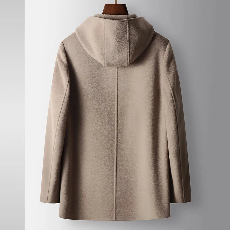 Aurelia Hooded Wool Coat