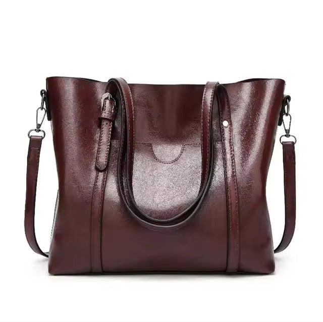 Amalia | Leather Shopper Bag