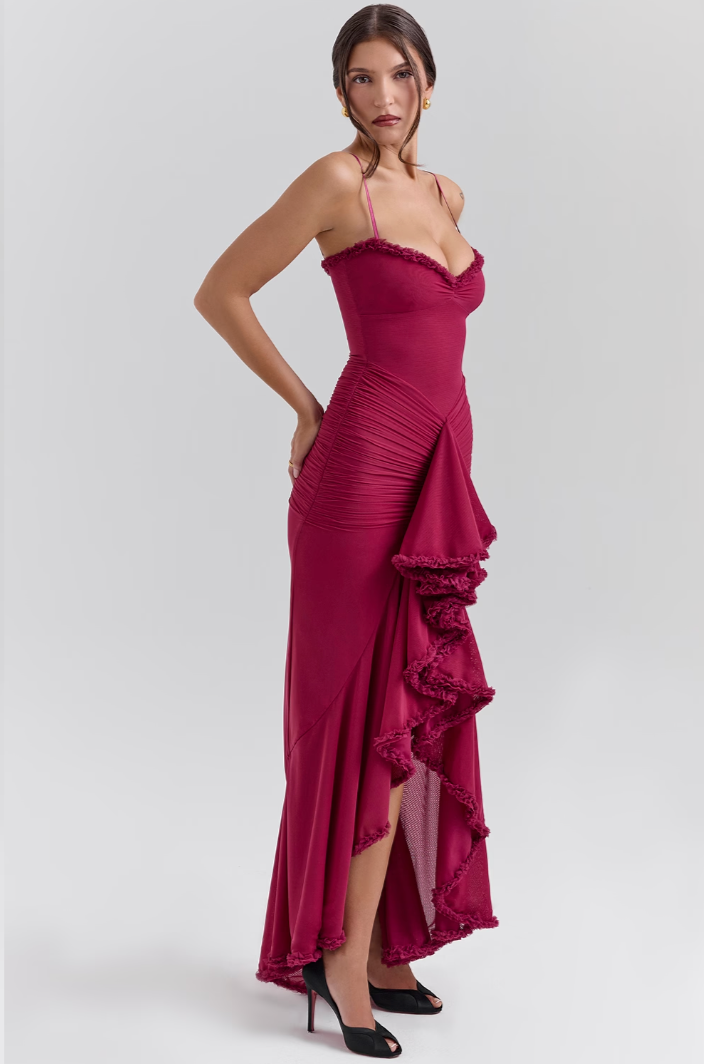Edith - Enchanting Dress with Ruffles