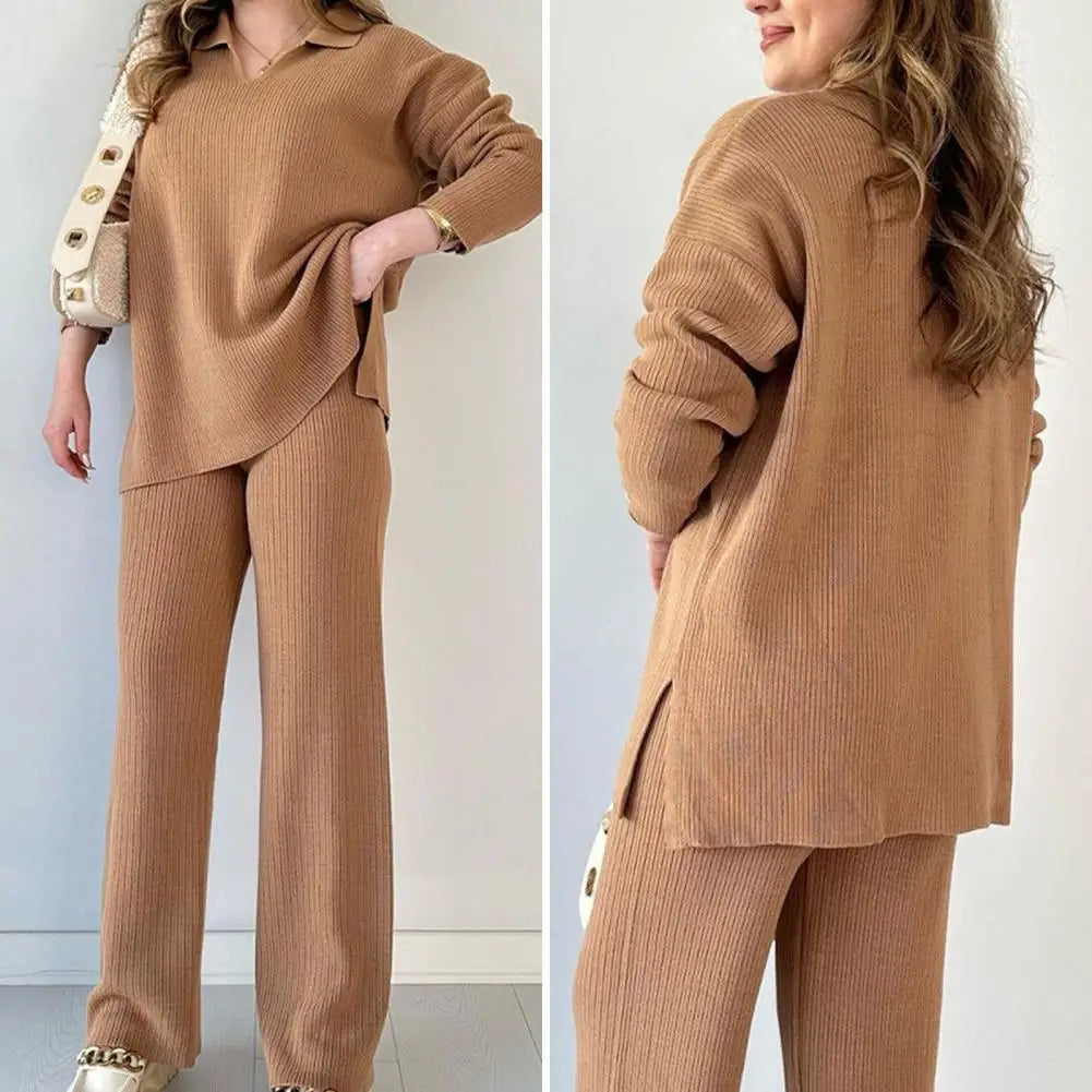 Gebreide Loungewear Set - 2-Delig
