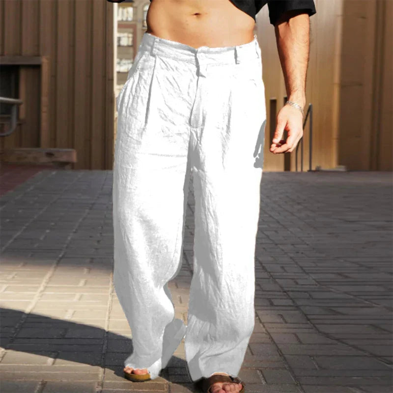 Evron | Wide-Leg Linen Trousers