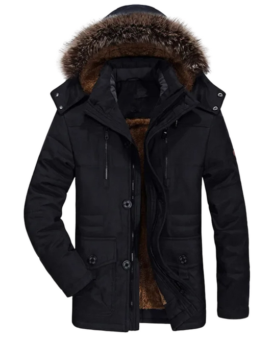 Cotton Winter Jacket with Hood