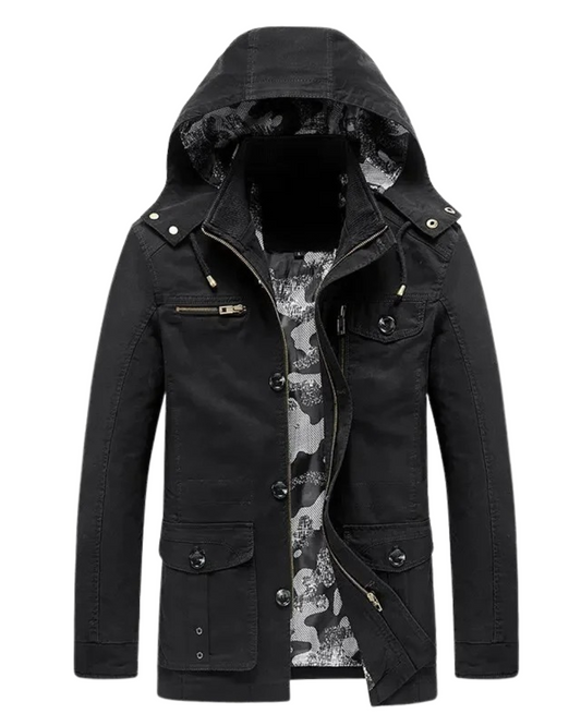Elegant jacket with multiple pockets