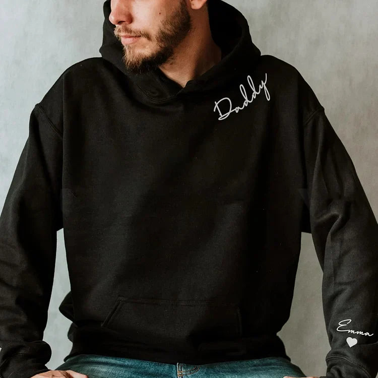 Embrace Hoodie | Customisable with names on the sleeve