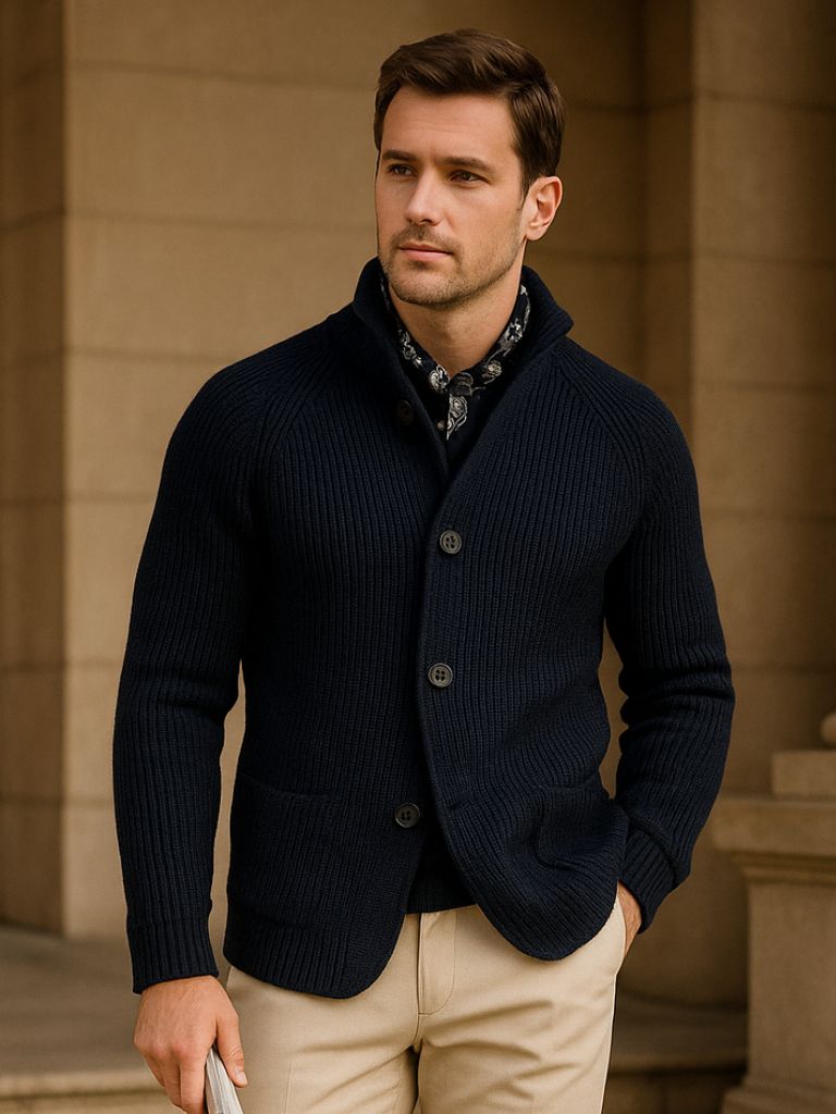Classic Heritage Button Knit Jacket