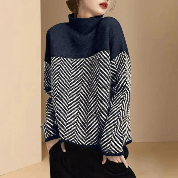 Alice - Cotton Roll Neck Jumper