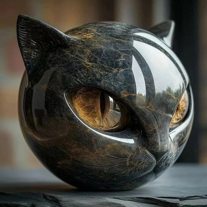 Nyxora | Enigmatic Cat Sculpture