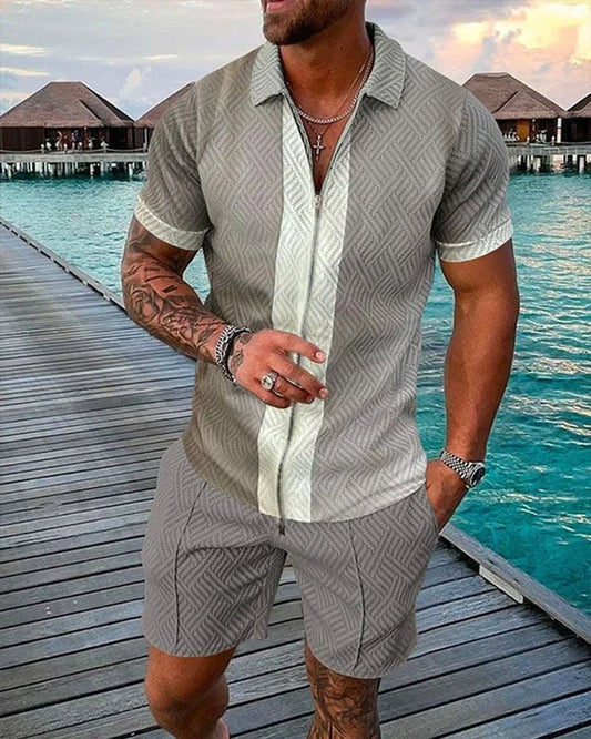 Raymond Polo Shirt And Shorts Co-Ord
