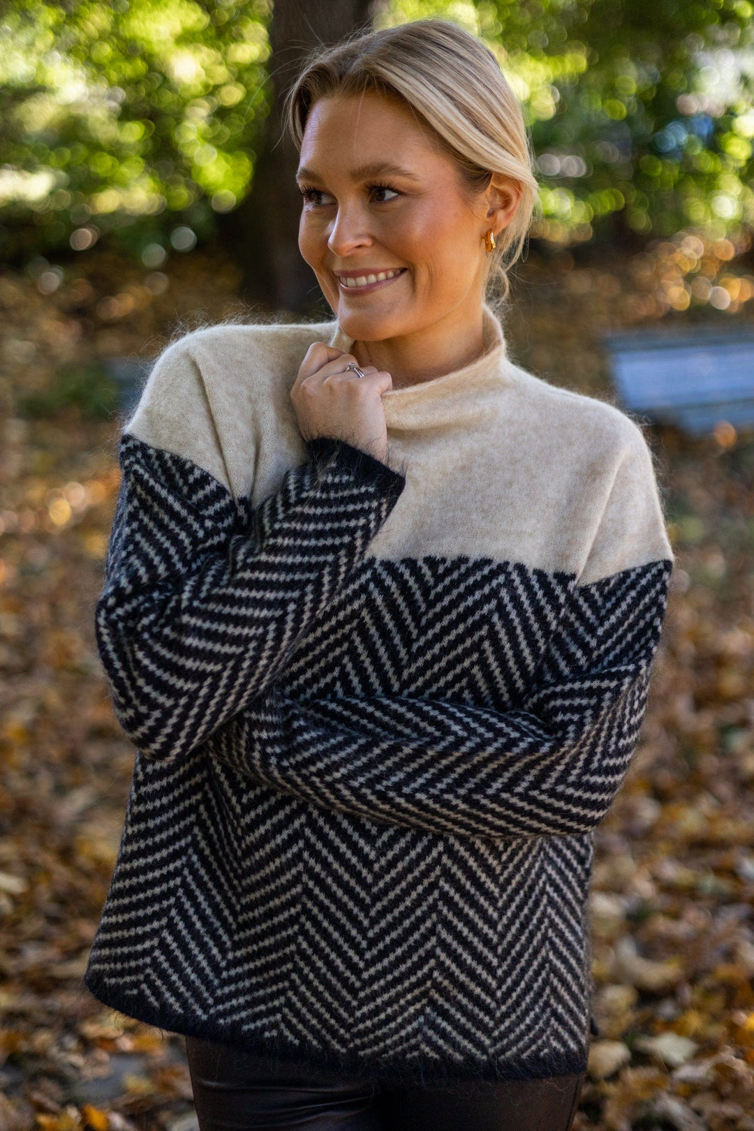 Alice - Cotton Roll Neck Jumper