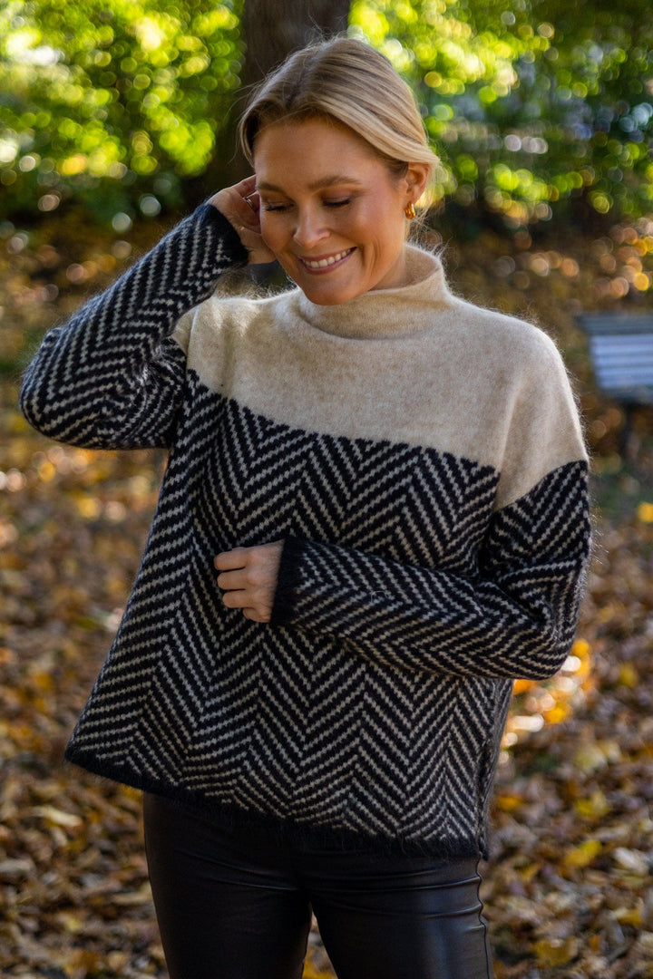 Alice - Cotton Roll Neck Jumper