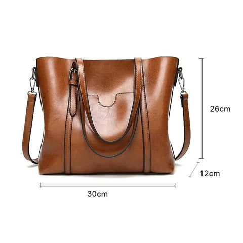 Amalia | Leather Shopper Bag