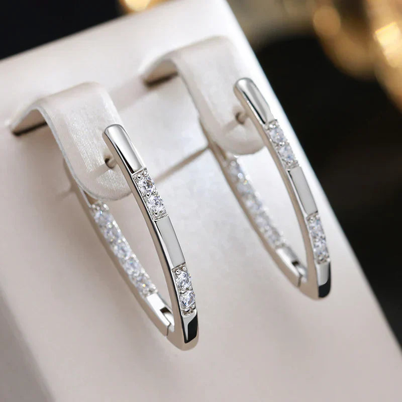 Sylvia | Elegant Zirconia Earrings