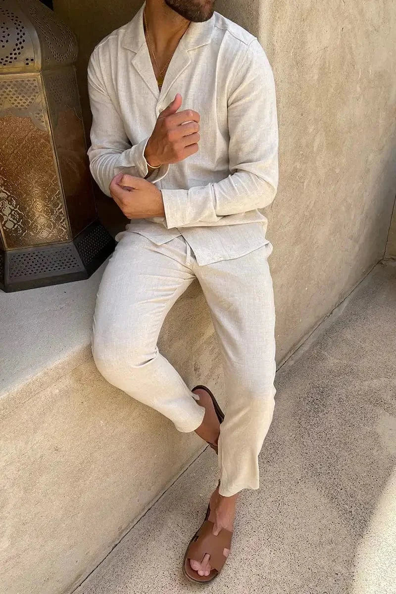 Evan | Premium Linen Set