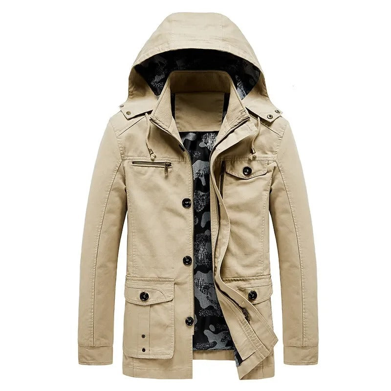 Elegant jacket with multiple pockets
