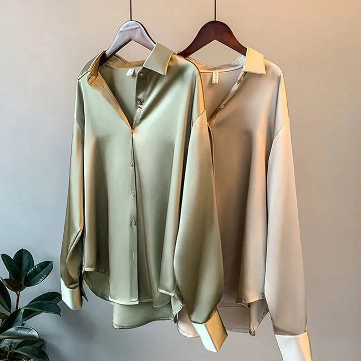 Angela - Women's Satin Shirt