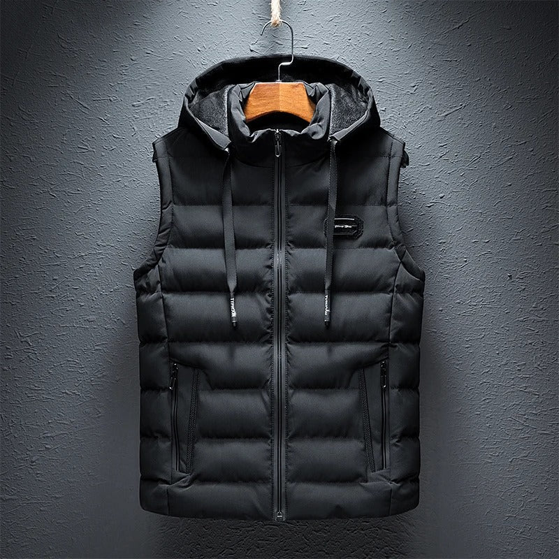 Evan – Fleece-Lined Hooded Vest
