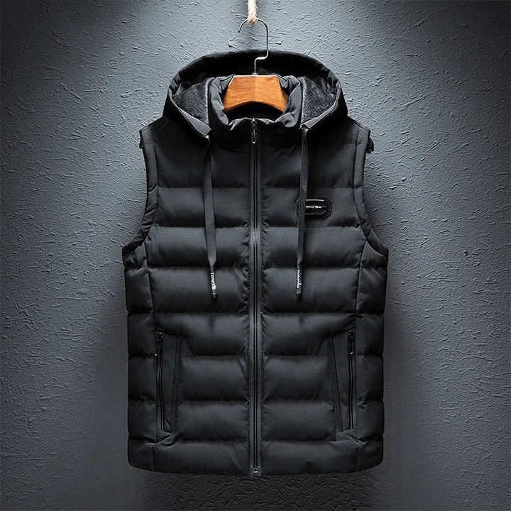 Evan – Fleece-Lined Hooded Vest