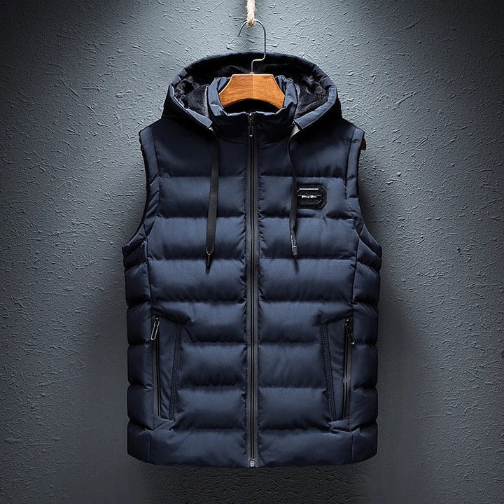 Evan – Fleece-Lined Hooded Vest