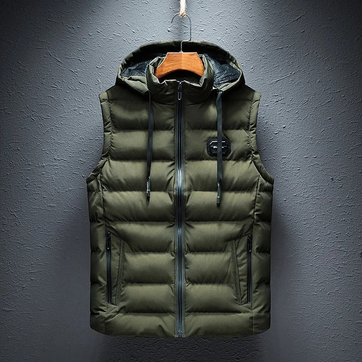 Evan – Fleece-Lined Hooded Vest