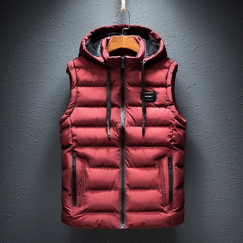 Evan – Fleece-Lined Hooded Vest