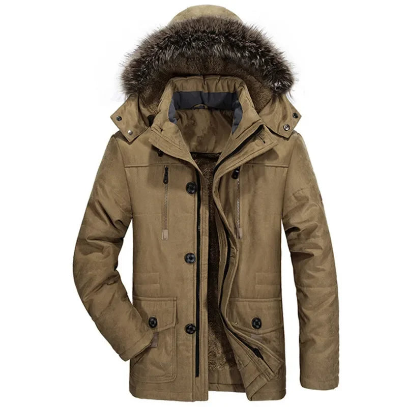 Cotton Winter Jacket with Hood